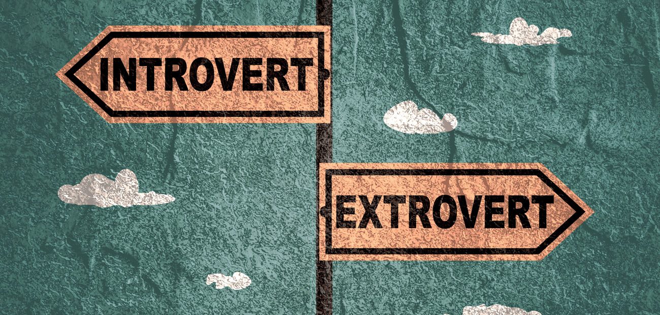 arrows: introvert, extrovert