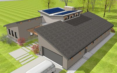 rendering of sustainable home