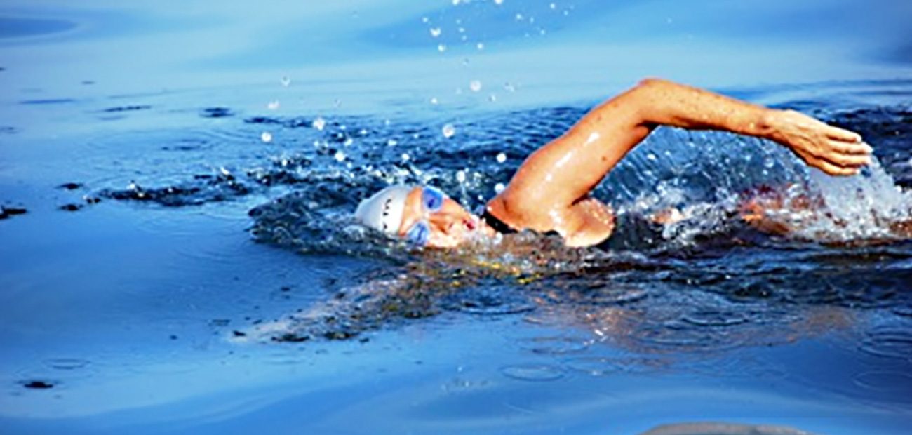 Diana Nyan swimming