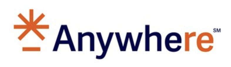 A screenshot of the new logo for Anywhere, formerly Realogy.