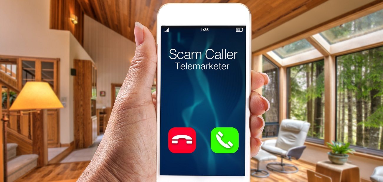 Telemarketer robocaller scam calling smartphone
